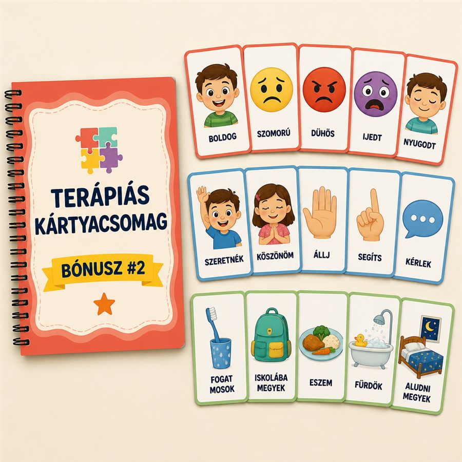 2. bónusz — Terápiás kártyacsomag